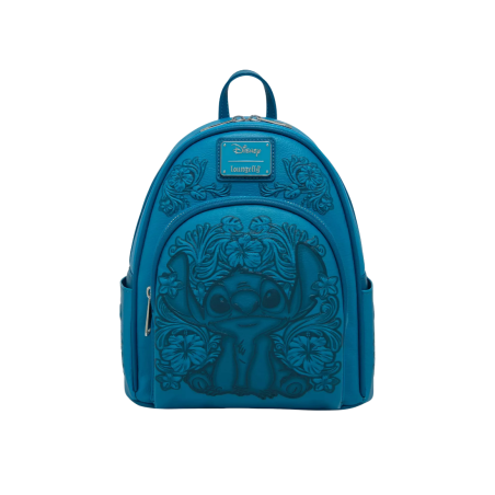Sac a dos loungefly hibiscus blue stitch