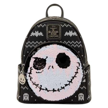 Sac à dos L'Étrange Noël de Mr Jack Sequins Loungefly