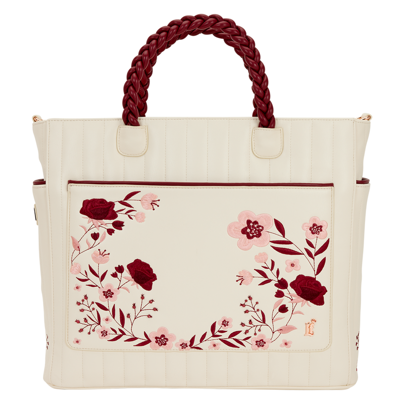 Sac convertible Loungefly Cream & Red Floral