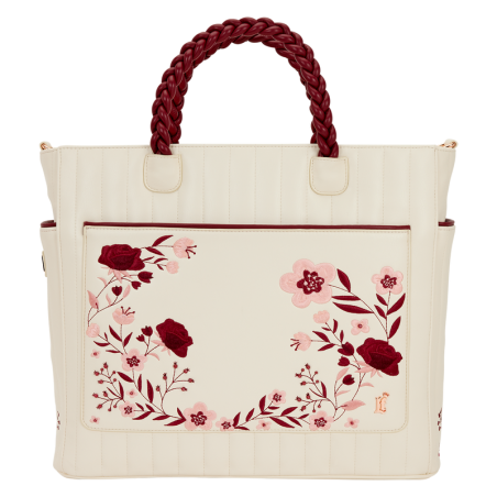 Sac convertible Loungefly Cream & Red Floral
