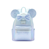 Sac a dos loungefly winter blue sequins minnie mouse