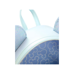 Sac a dos loungefly winter blue sequins minnie mouse