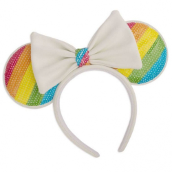 Ears sequins rainbow Minnie...