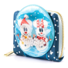 Porte-monnaie Snowman Snowglobe Minnie & Mickey LOUNGEFLY