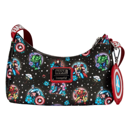 Sac bandoulière tattoo Avengers LOUNGEFLY