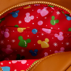 Sac Bandoulière Cookie Pain d'épice Mickey et Minnie LOUNGEFLY