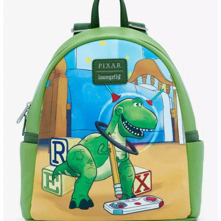 Sac à dos Pixar Rex Little Arms Mini Toy Story Disney LOUNGEFLY