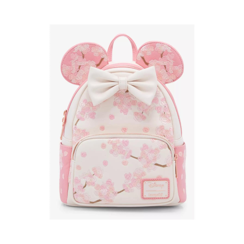 Sac à dos Cherry Blossom Ears Minnie Mouse LOUNGEFLY