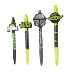 Lot de 4 Stylos Grogu The Mandalorian