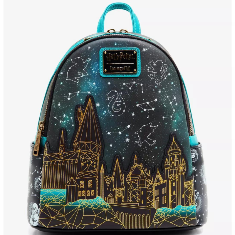 Sac à dos Hogwarts castle constellations Harry potter LOUNGEFLY