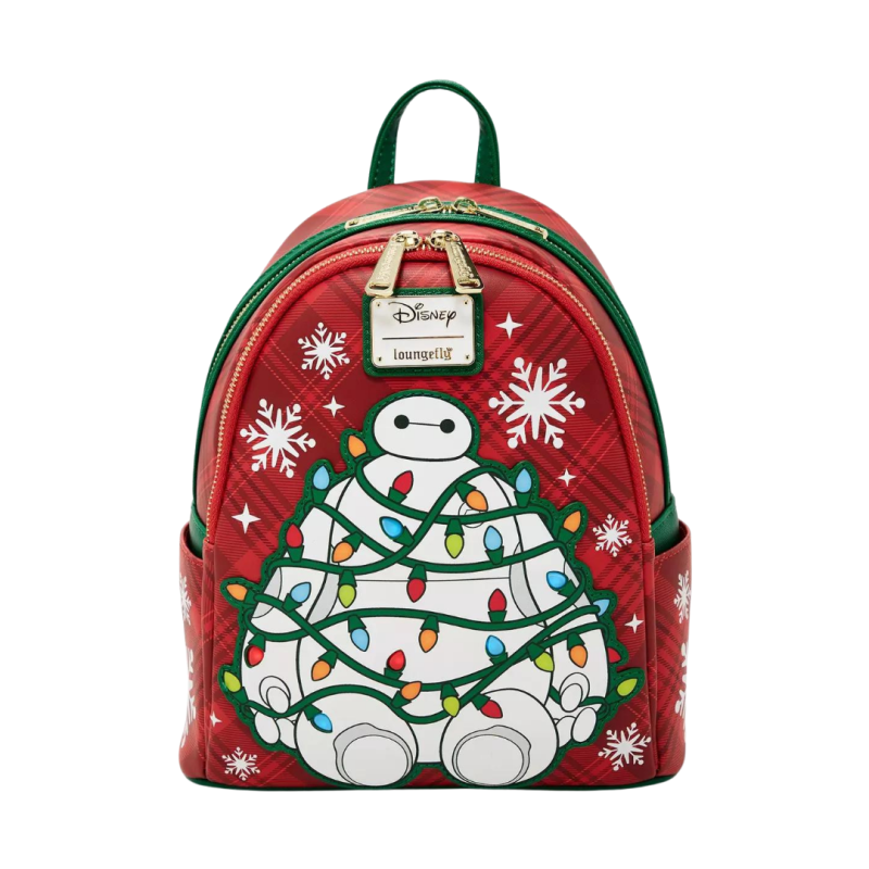 Sac à dos Baymax Holiday Plaid Light-Up Loungefly