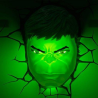 Lampe 3D Hulk Face Marvel