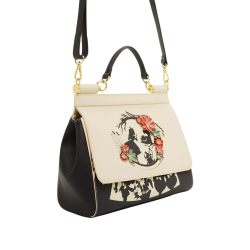 Sac à main Floral Silhouette Portrait Cream Alice au Pays des Merveilles Loungefly