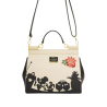 Sac à main Floral Silhouette Portrait Cream Alice au Pays des Merveilles Loungefly