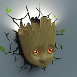 Lampe 3D Baby Groot