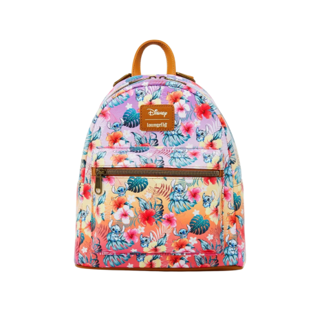 Sac à dos Tropical flowers Stitch LOUNGEFLY