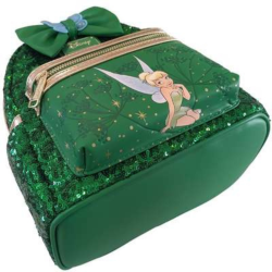 Sac à dos Fée clochette green sequins LOUNGEFLY