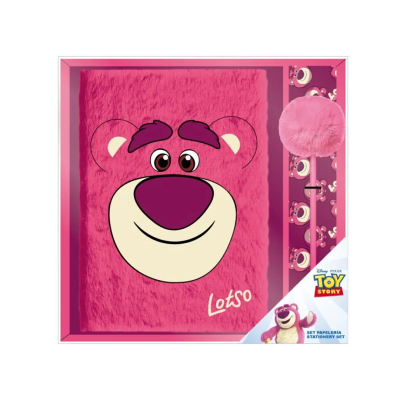 Carnet de notes Lotso peluche A5 + Stylo bille