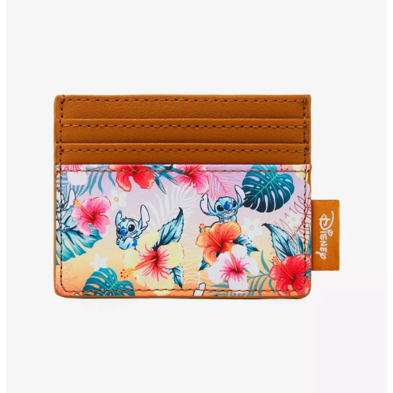 Porte cartes Flowers Stitch LOUNGEFLY