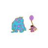 Pin's Sully & Boo Monstres et Compagnie Loungefly