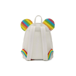 Sac a dos Sequin Rainbow Minnie LOUNGEFLY