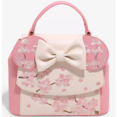 Sac à bandoulière Cherry blossom Ears Minnie Mouse LOUNGEFLY