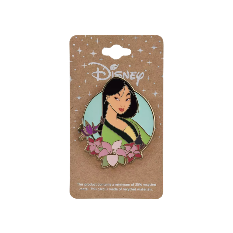 Pin's Mulan Flower Portrait Disney