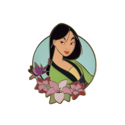 Pin's Mulan Flower Portrait Disney