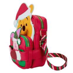 Sac Bandoulière Santa Pooh Winnie et Porcinet Loungefly