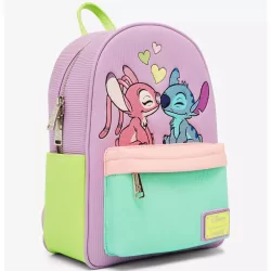 Sac à dos the series Angel and Stitch corduroy LOUNGEFLY