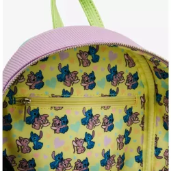 Sac à dos the series Angel and Stitch corduroy LOUNGEFLY
