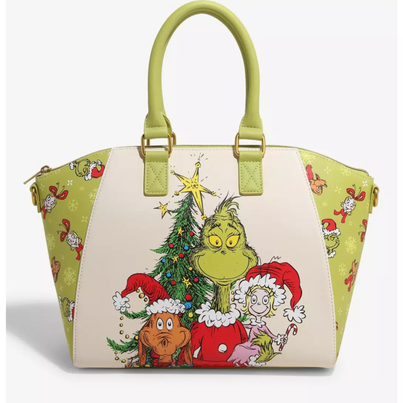 Sac à bandoulière Stole Christmas Cindy & Max Le Grinch LOUNGEFLY