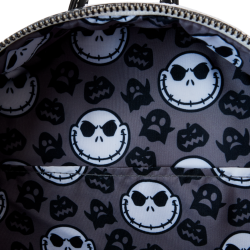 Sac à dos Jack Skellington sequins L'étrange noël de Mr Jack LOUNGEFLY