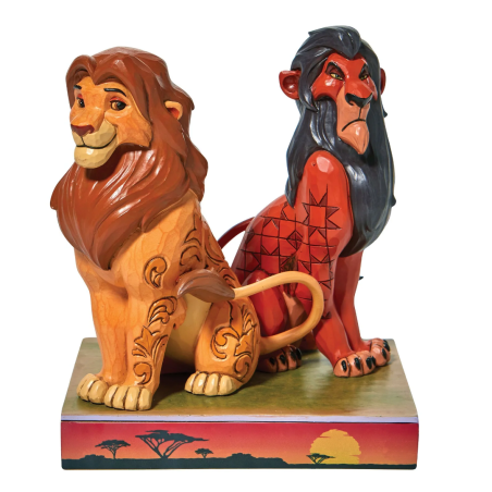 Figurine Simba et Scar Le Roi Lion Disney Traditions