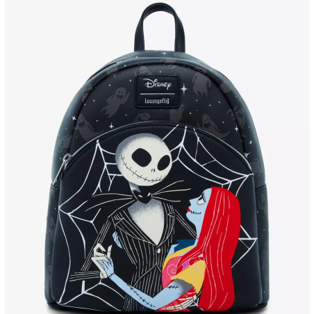 Sac à dos Jack & Sally Spiderweb L'étrange noël de Mr Jack LOUNGEFLY