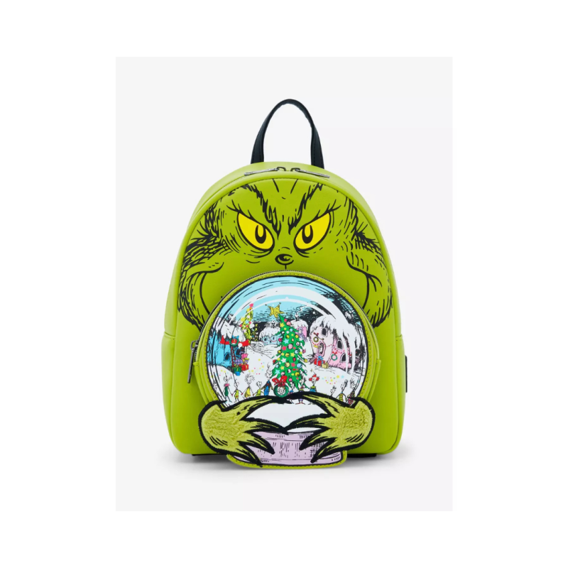 Sac à dos Snowglobe stole christmas The Grinch LOUNGEFLY