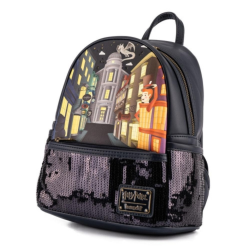 Sac à dos Chemin de Traverse sequins Harry Potter LOUNGEFLY