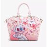 Sac à bandoulière cherry blossom Stitch LOUNGEFLY