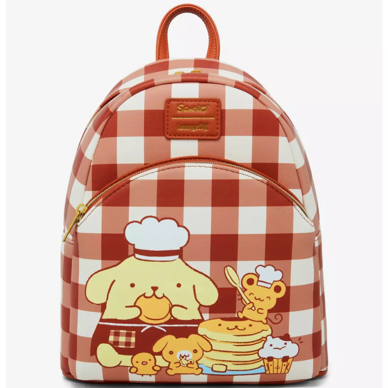 Sac à dos Pompompurin bakery gingham LOUNGEFLY