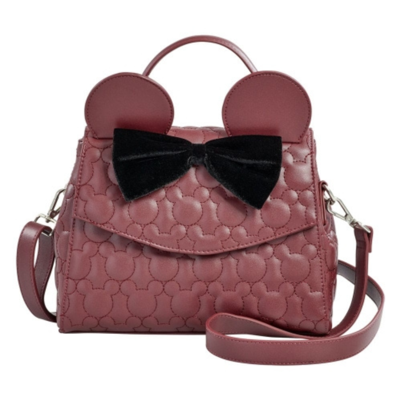 Sac à bandoulière Quilted Minnie Mouse LOUNGEFLY