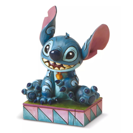 Disney Traditions Statue Stitch Ohana Means family