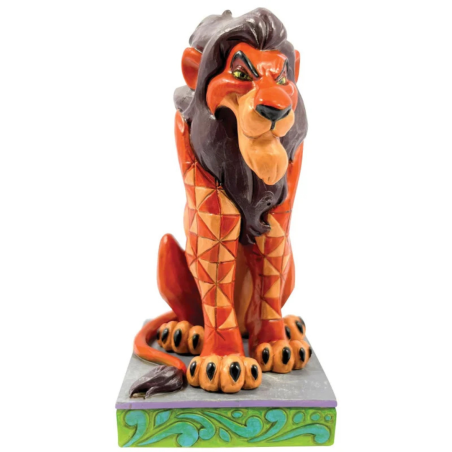 Disney traditions Statue Scar Pose personality Le roi lion