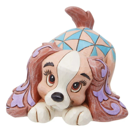 Disney traditions Statue Lady La belle et le clochard