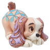 Disney traditions Statue Lady La belle et le clochard