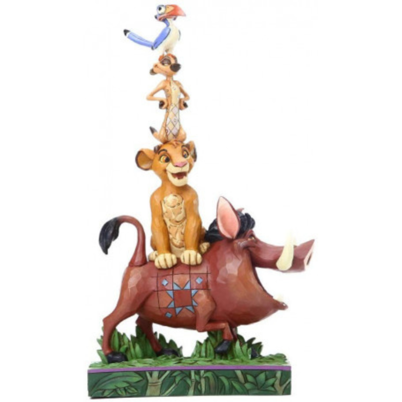 Disney traditions Stacking Pumbaa Simba Timon Zazu Le roi lion