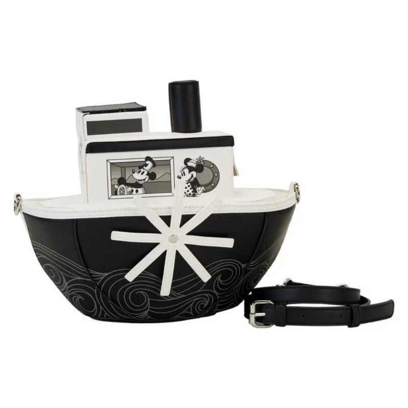 Sac à bandoulière Stitch shoppe steamboat willie figural disney LOUNGEFLY