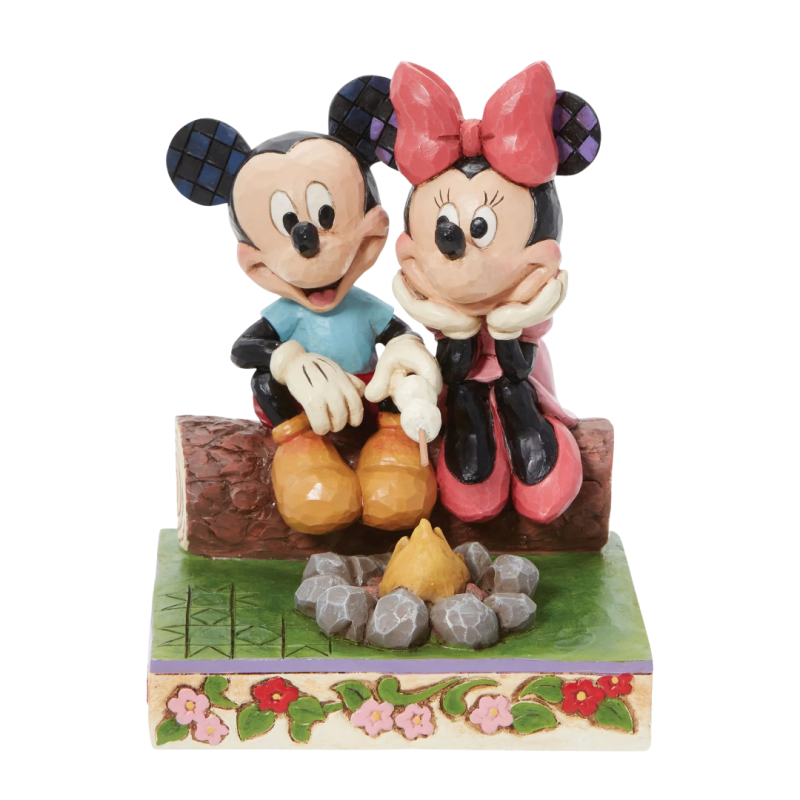 Figurine Mickey et Minnie Feu de camp Disney Traditions