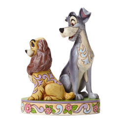 Figurine La Belle Et Le Clochard 60Th Anniversary Disney Traditions