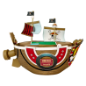 Sac à bandoulière Thousand sunny ship figural One Piece LOUNGEFLY