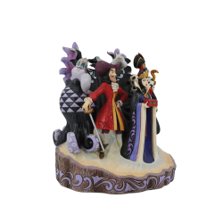 Figurine Villains Carved by Heart Disney Traditions